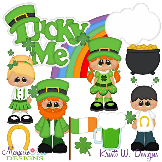 Lucky Me SVG Cutting Files Includes Clipart - Click Image to Close